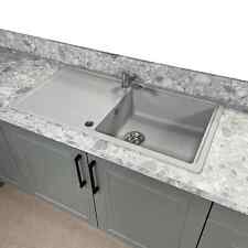 Franke Composite Kitchen Sink Light Grey Single Bowl Reversible Includes Waste