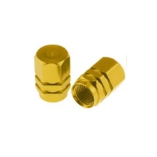 Valve Dust Caps Gold for Gas