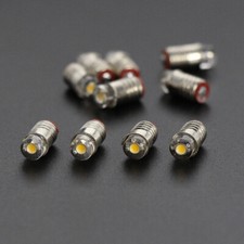10pcs Warm White Screw Bulb E5