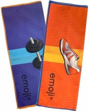 2 EMOJI Medium Sports Towel