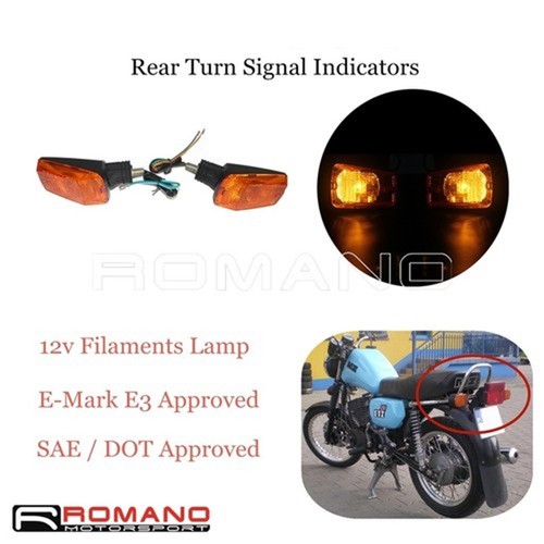 Pair rear turn signal - rear,
