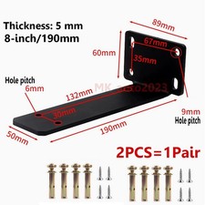 6x Floating Shelf Brackets