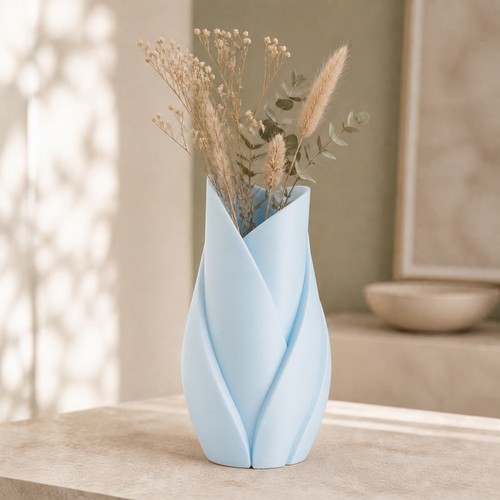 Modern sculptural leaf - sculptural, vase