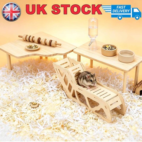 Natural wood hamster cage - wood,