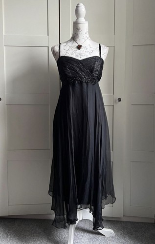 Monsoon silk black - silk, &