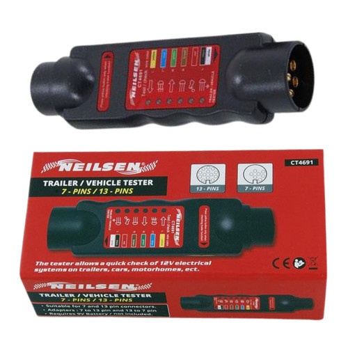Neilsen trailer socket tester - neilsen,