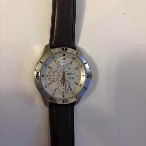 Seiko men chronograph - men's,