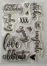 Woodware stamp Breezy