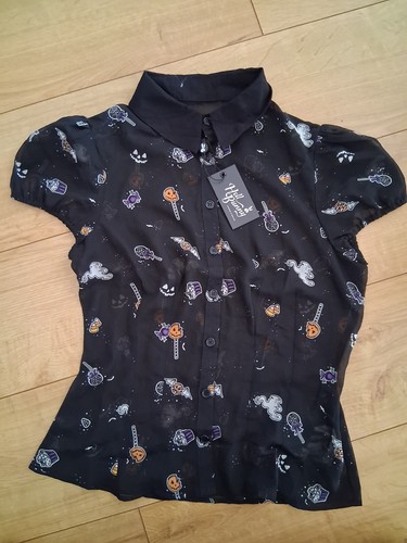 Hell bunny halloween blouse - halloween, xs
