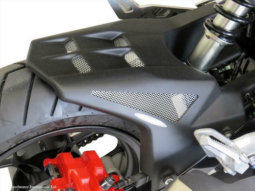 Powerbronze rear fender - rear, black