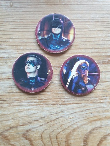 Batman robin movie pogs - 3,