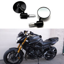 Motorcycle 7/8" Round Handle Bar End Mirrors For Yamaha FZ8 FZ600 FZ700 FZR1000