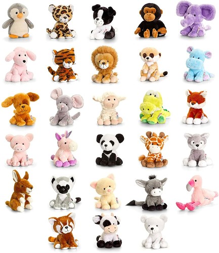 Small plush animal soft toys - small,