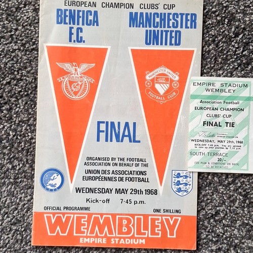 European cup final programme - european,