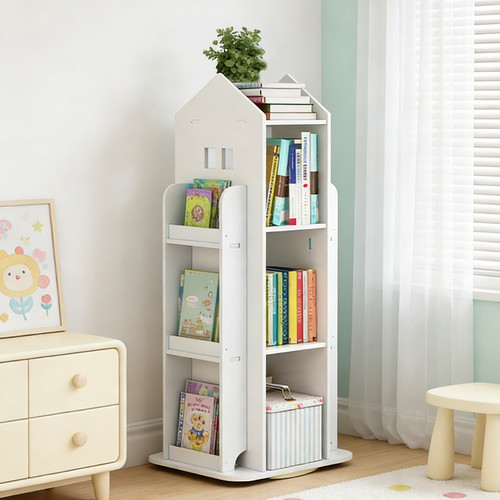 360 rotating bookshelf - 360°,