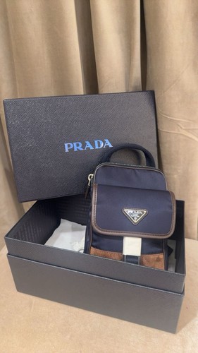 Prada nylon triangle logo - prada, triangle-logo