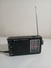 Vintage Sanyo RP 7161 3 Band FM/MW/LW Radio Receiver With Mains TESTED & WORKING