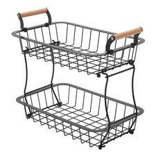 2-Tier Metal Wire Fruit