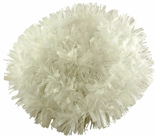 White thick chunky - white,