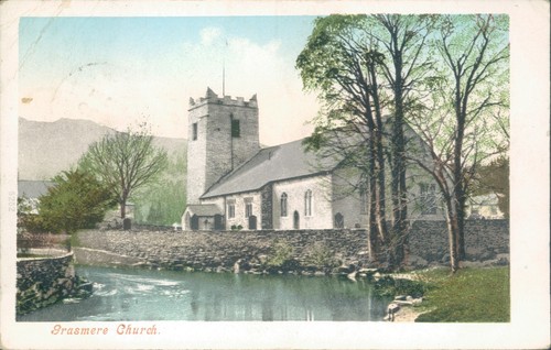 Grasmere church 1903 - church,