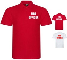 FIRE OFFICER WORKWEAR POLO SHIRT,  Fire safety clothing, Fire fighter top