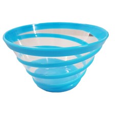 6 x BLUE PLASTIC FRUIT FOOD