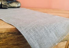 GREY Rustic Burlap Jute