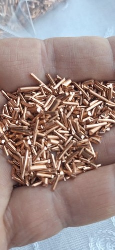 Raw copper chop - copper, shavings