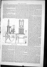 Antique Print 1886 Barnett Gas