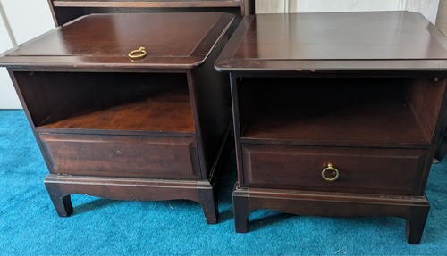 Pair vintage stag minstrel - pair,