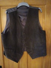 Gents Brown Corduroy Frint
