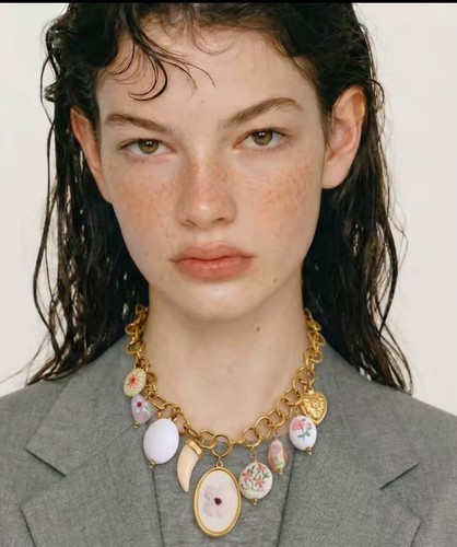 Zara charm necklace - charm,