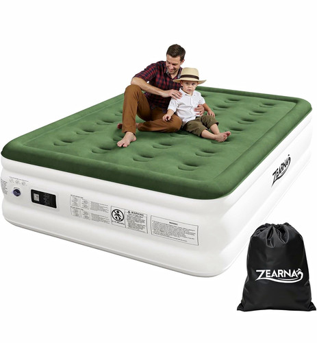Zearna double raised air bed - double,