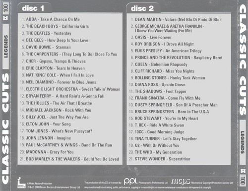 Mastermix classic cuts legands - mastermix,