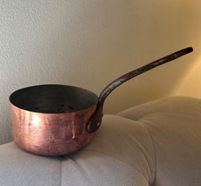 French Antique Copper Saucepan