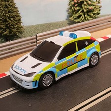 Scalextric 1:32 Car - C2488 Ford Focus Police Car *SIREN* #Q