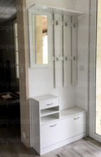 Hallway Coat Rack Shoe Storage