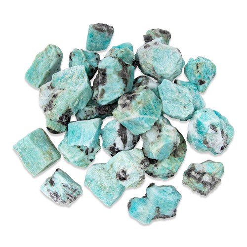 Raw amazonite crystal - raw,