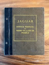 Jaguar Service Manual For Mark VII And XK 120 Models.