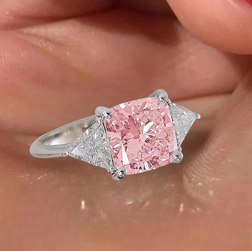 14k white gold lab created - white,