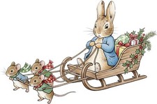 Christmas Peter Rabbit Wall