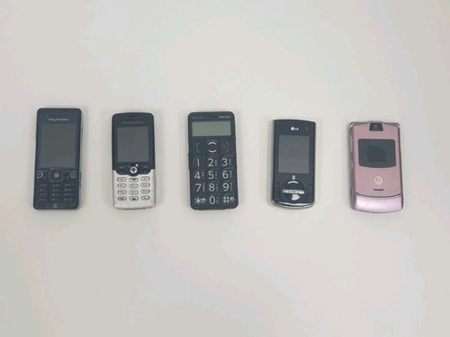 Job lot retro mobile phones - 5,