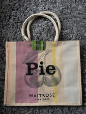 Waitrose Cherry Pie juco tote bag bnwt free postage  