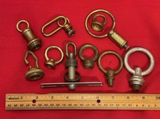 10 Vintage Assorted Brass