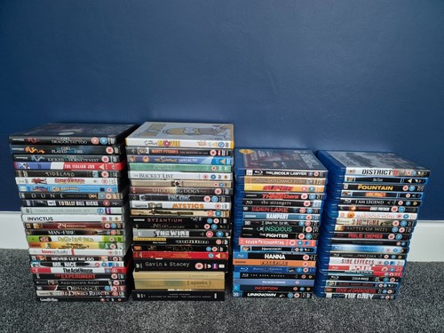 Job lot dvds - blu, rays