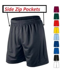 Premium Mens Football Shorts Quick Dry Running Jogging Gym Sports Shorts