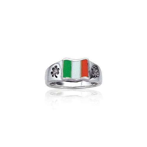 Irish flag celtic shamrock 925 - irish,