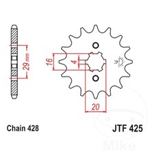 Front sprocket 428 p - jt,