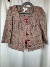 Singh Madan Jacket, Mink & Pink, Size 8, Wedding, Occasion