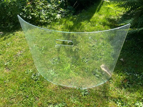 Curved glass fire guard - fire,